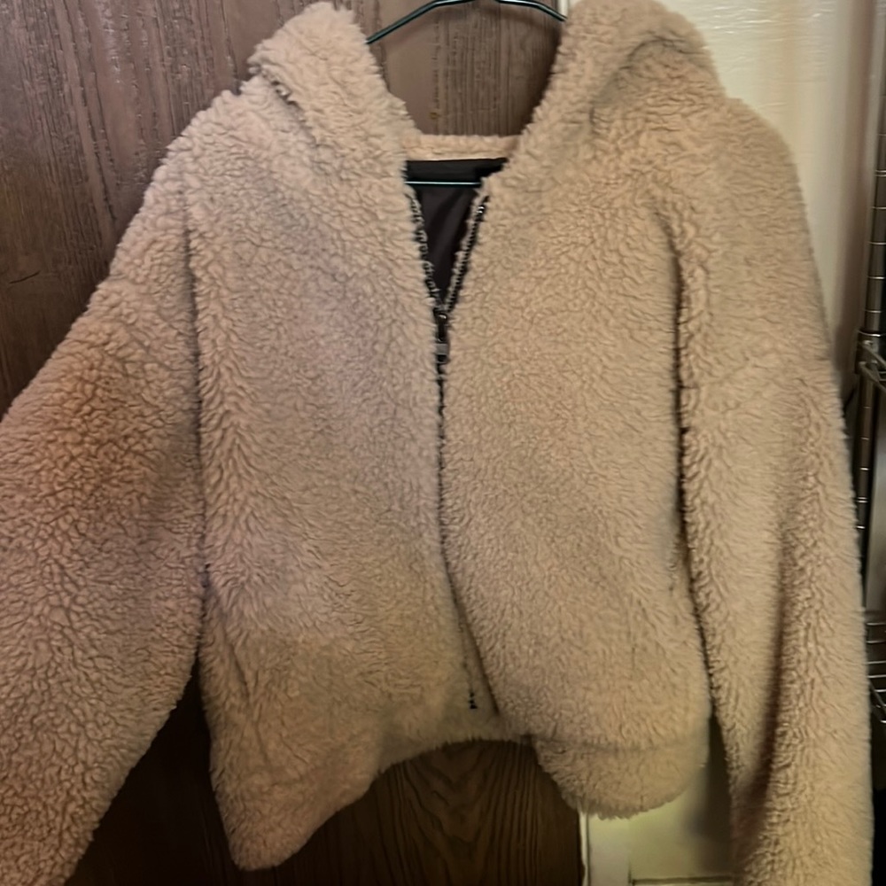 OOTDFash Teddy zip up